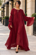 W6643 MARIE SLEEVE MAXI DRESS
