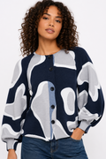 X7405 BUTTON DOWN CRINKLED TOP (BLK, BRN)