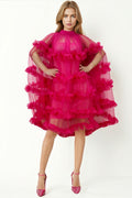 W5158 LAYERED TULLE DRESS (XXXL ONLY)