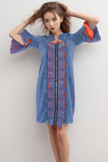 W787 FRONT ZIP DRESS