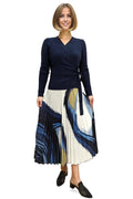 D10066 PLEATED FLUIDITY SKIRT