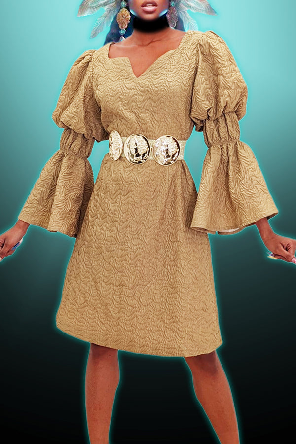 T1866 DRESS (BEIGE, PINK, BLK)