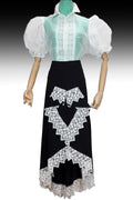 C1912 SKIRT (black, white) - N by Nancy