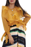 T1633 TOP (WHT, GOLD) (S, M, L)