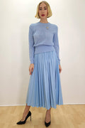 LS62068 SWEATER (LT. BLUE, BLK)