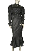 C19781 SKIRT (GOLD, SILVER) (S, M)
