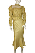 C19781 SKIRT (GOLD, SILVER) (S, M)