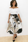 W8313 TOP (BLK, WHT) (XL, XXL, XXXL)