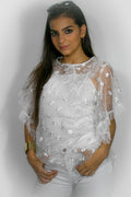 X6851 TOP (white, off white) - N by Nancy