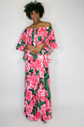 C11242 FLOWER PRINT DRESS - N by Nancy