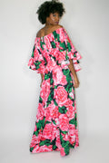 C11242 FLOWER PRINT DRESS - N by Nancy
