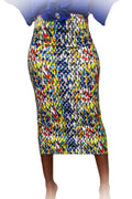 C11197 PRINT SKIRT - N by Nancy