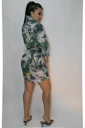 C11225 PRINT DRESS - N by Nancy
