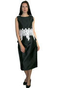L1001 SKIRT (white, gold, black) - N by Nancy