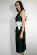 L1001 SKIRT (white, gold, black) - N by Nancy