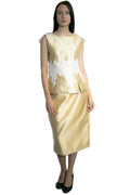 L1001 SKIRT (white, gold, black) - N by Nancy