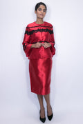 X6822 TOP / JACKET (pink, blue, red) - N by Nancy
