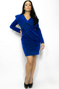 Q1341 DRESS (BLUE) - N by Nancy