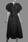 W5071 DRESS (BLK, GRN, WHT)
