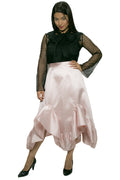 C1838 PLUS SIZED SKIRT (PINK, WHT, BLK) - N by Nancy