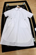 T1871 DRESS (WHT, BLUE, ORANGE, PINK)
