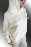 W8572 PEARL EMBLISHED SWEATER (BLK, WHT)