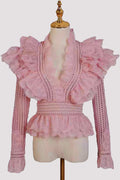 X69131 TOP (GRN, WHT, PINK) (SMALL ONLY)