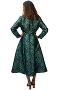 A96851 JACKET DRESS (TEAL, RED) (S, XXL, XXXL)