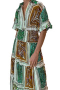 T14611 COTTON TOP & SKIRT SET