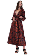 A96851 JACKET DRESS (TEAL, RED) (S, XXL, XXXL)