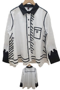 W5071T TOP (BLK, WHT) (XXL ONLY)