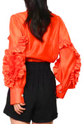 T1460 TOP (ORANGE, GRN, FUCSHIA)