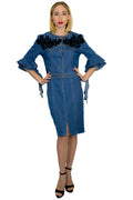 Q1342 DENIM TOP - N by Nancy