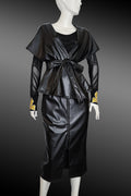 T1012 TOP W/ SLEEVE BLING (L, XL)