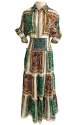 T14611 COTTON TOP & SKIRT SET