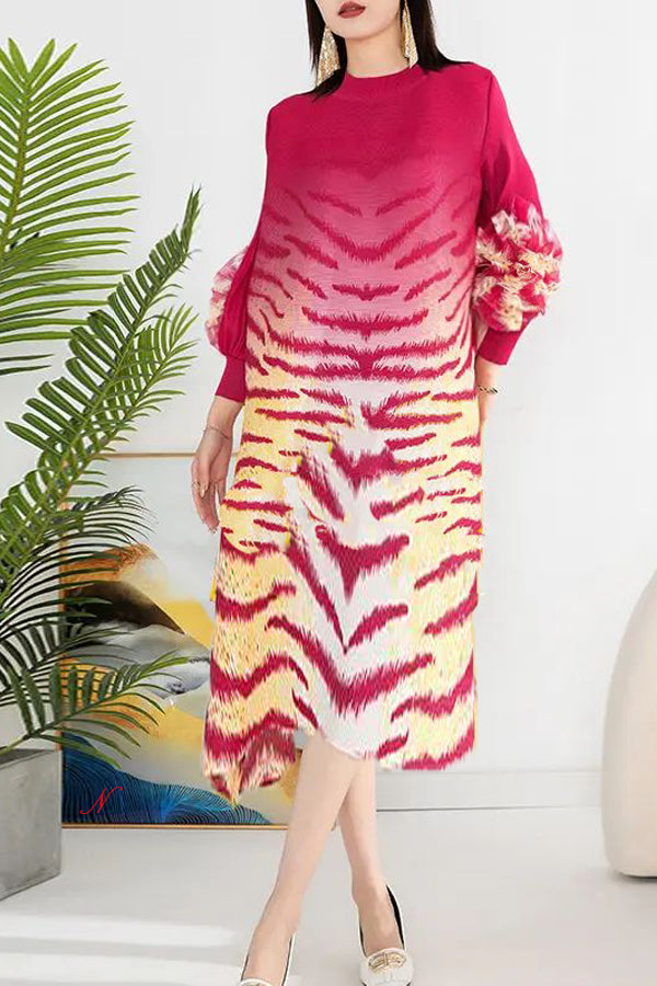 n by nancy pink and green dress Pink & Green Remembered Elegance