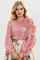 W5943 RUFFLE FLOWER TOP