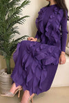 N1040 DRESS (BLK, PURPLE)