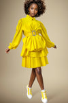 W2003 DRESS (WHT, YELLOW, PINK)