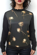 LS63006 RUFFLE NECK SWEATER