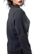 LS63006 RUFFLE NECK SWEATER