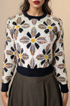 ZL506 FLORAL SWEATER