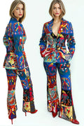 A93141 BLAZER PANT SET