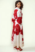 GF1081A FLORAL TOP / SKIRT SET