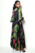 C3508 FLARE BUTTON DOWN DRESS