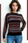 LS61015 SWEATER (GRN, BROWN)