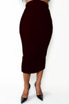 BL003 BANDAGE SKIRT (BLUE, BLK, ORANGE, VIOLET)
