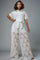 W5942 CROCHET PANT / TOP SET (BLUE, WHT)