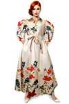 S3083 PUFFED SLEEVE MAXI DRESS