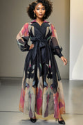 A95011 V NECK WRAP DRESS